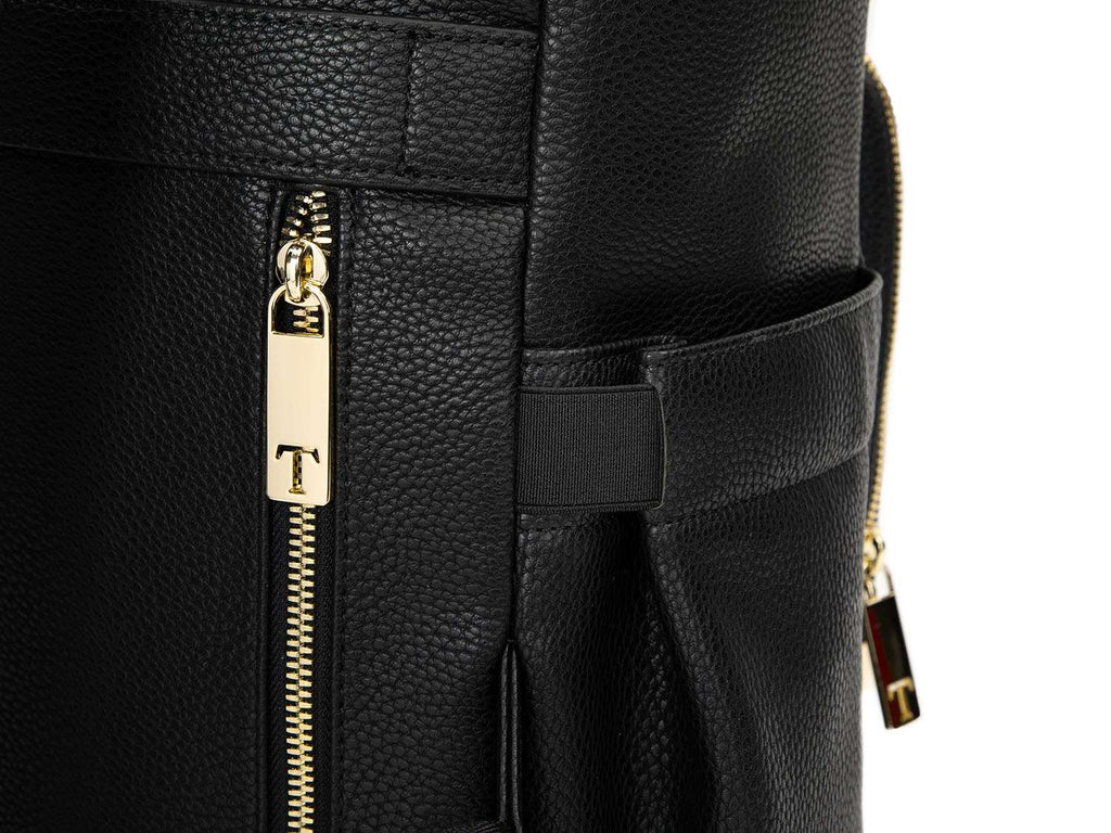 The Travel Backpack (Black / Gold)