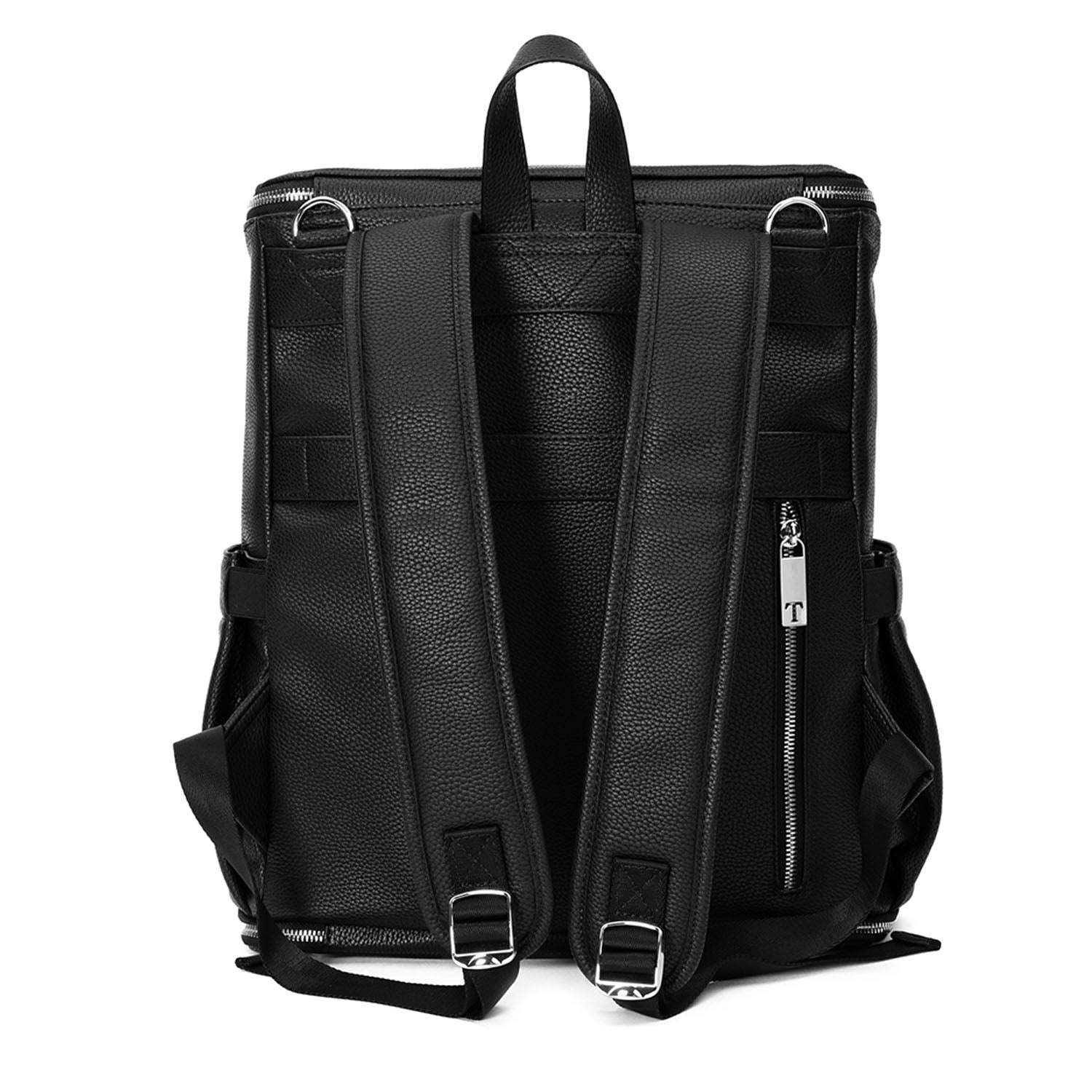 The Travel Backpack (Black / Silver)